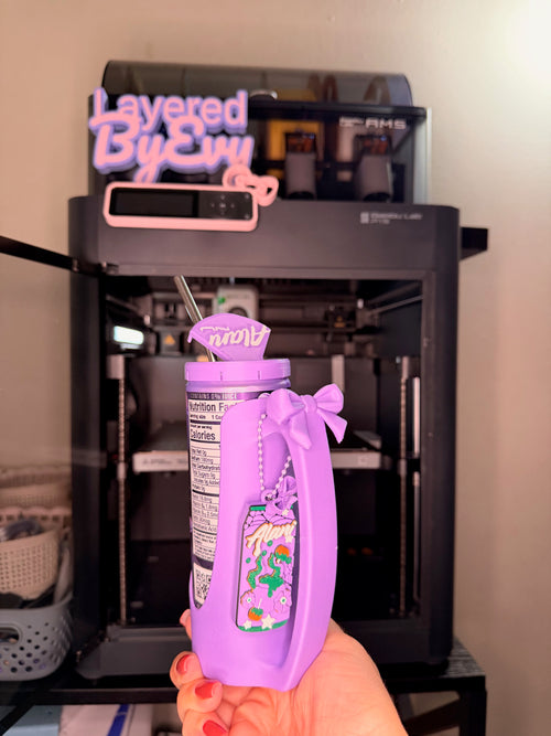 12oz Can Holder with Bow